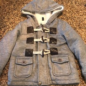 Toggle duffle coat 2-3T Gray / white